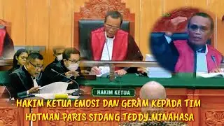 INDONESIATV~HAKIM KETUA USIR HOTMAN PARIS DALAM SIDNG TEDDY MINAHASA