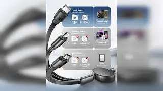 Review: LISEN Multi Charging Cable, 3 in 1 Charging Cable, Retractable Car Charger with Type C...