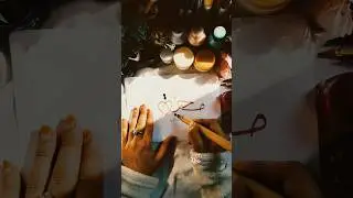 arbic calligraphy with qalam #art #calligraphy #trending #painting #islamicart