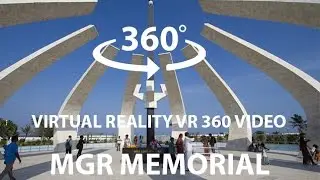 MGR MEMORIAL Marina Beach Chennai Tamilnadu India's FIRST VR 360 Video by Samsung Gear 360 Camera