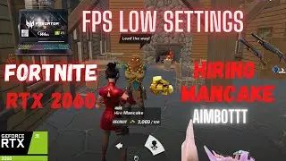 Fortnite FPS Benchmarks | Acer Helios 300 (2020) | LOW Settings Turbo On/off | RTX 2060 i7-10750H