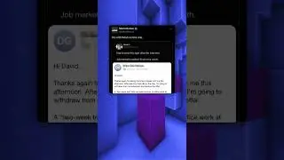 Неудачное предложение о работе