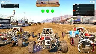 DiRT 4 - Career Mode Gameplay  - Land Rush (Larock 2XR Buggy)