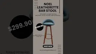 MEGA AFFORDABLE PRICE!! Noel Leatherette Bar Stool