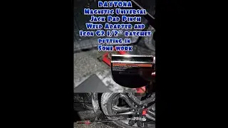 DAYTONA Magnetic Universal Jack Pad Pinch Weld Adapter and Icon G2 1/2