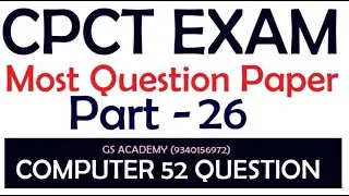 CPCT practice test 26 #computer #youtube #viral #CPCT