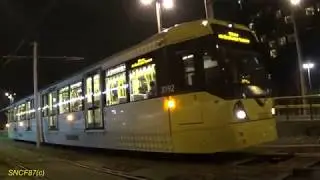 Manchester Metrolink Trams at Deansgate-Castlefield | 27th Dec 2018