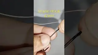 How To Tie Spade End Hook @whynot #shorts #shortsfeed #fishingknot #bestfishingknots