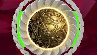 Red Crystal Background with Golden Transition Presentation Green Screen | FREE TO USE | iforEdits