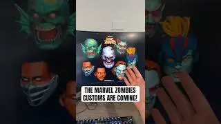 MARVEL ZOMBIES CUSTOMS УЖЕ СКОРО 🔥 #marvelzombies #halloween #horror #hottoys #actionfigures