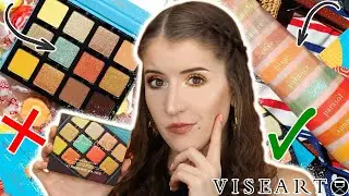 NEW! VISEART SOLEIL LA PLAGE ETENDU PALETTE ☀️ 2 LOOKS + SWATCHES 🏖️