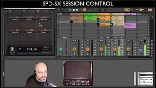 How to trigger clips and loops with Roland SPD SX in Ableton Live via 