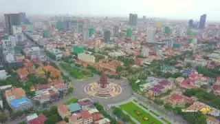 Phnom Penh Day & Night Drone View |4K|