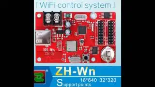 Zhonghang led display control card for p10 rgb screen module