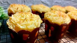 Tape Singkong 5rb jadi kue yang mewah dan enak. Resep Muffin Tape Keju, Praktis Tanpa Mixer