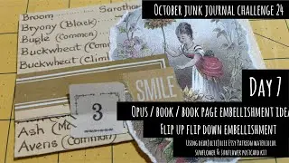 Thursday&rsquo;s NEW video Day 7 Opus Book page flip up flip down pocket