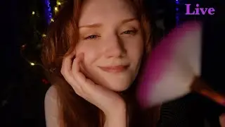 ASMR💖 Kisses, Mouth sounds,Hand movements,Spit painting, Face brushing,Skin care🥰