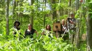 Lincoln Funeral Reenactment - Oak Ridge Cemetery 2015 - Crowd Gathering