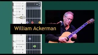 Guitar TAB (William Ackerman) Climbing In Geometry | Tutorial / Sheet / Lesson #iMn