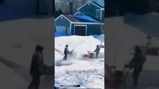 Snow Removal Battle #snow #battleroyale #lol