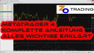 MetaTrader 4  | Komplette ausf&uuml;hrliche Anleitung | Setup Datei runterladen, Installation, Demokonto!