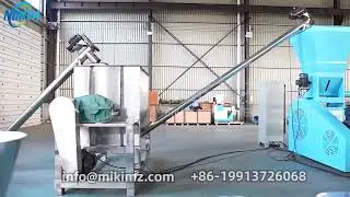 Farm-use Floating Fish Feed Pellet Production Line #fishfeedextruder #fishfeedmachine