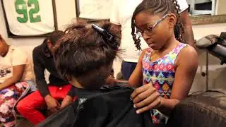 Jr.  Barber Academy introduces kids to barbering