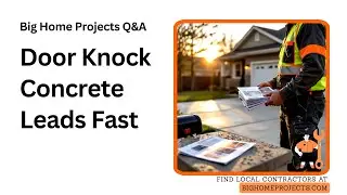Neighborhood Concrete Door Knocking System Secrets