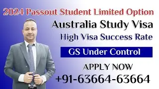 2024 Passout Student Limited Option, Australia Study Visa in this detailed Video