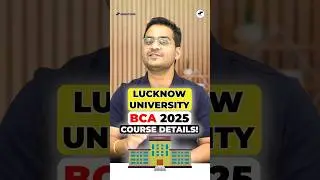 💥Lucknow University BCA Course Details🎓BCA Course Fees & Placements! #Shorts #BCA #BCACourse #Viral