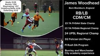 James Woodhead Highlight video 25-26