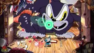 Cuphead (No Damage) Rat & Kitty Cat Boss Fight : Werner Werman - Murine Corps