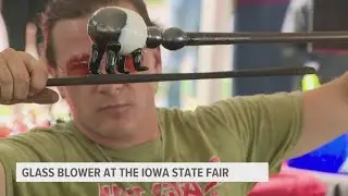 Learn what it takes to be an Iowa State Fair glass blower