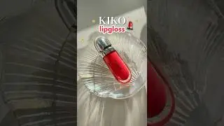 The prettiest #lipgloss 💄 #kiko #makeup #beauty #swatch #aesthetic #ugc #beautyblogger #makeuplover