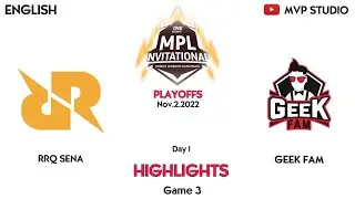 GAME 3 RRQ SENA VS GEEK FAM I PLAYOFFS - MPLI 2022 [ENGLISH] I MOBILE LEGENDS I @MVPSTUDIO2