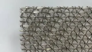Stainless Steel Decorative Mesh Durable Structure Elegant Woven Metal Decorative Mesh