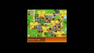 Bloons Monkey City Contested Territory With Beacon Glitch - Rounds 1-84 Timelapse