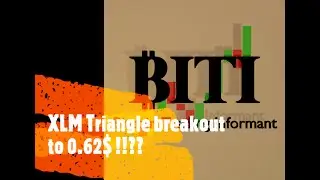XLM Triangle breakout to 0.62$ !!??