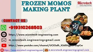 Frozen Momos Production Line: Machinery and Equipment with efficiency and productivity