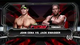 WWE 2K15 Gameplay Raw Tonight John Cenna Vs Swagger PS3 HD
