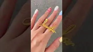 Silviax Two Finger Name Rings | Personalized Jewelry Gifts