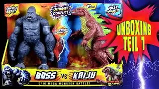 Lanard Toys &reg; Primal Clash &reg; Boss vs Kaiju / Gorilla gegen Riesenechse - Teil 1 - Unboxing & Review