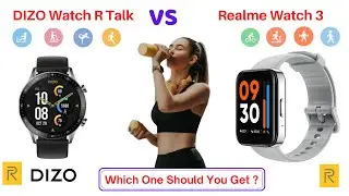 DIZO Watch R Talk Vs Realme Watch 3 ⌚ Full Comparison 🔥Which one is the best? #comparison #watch #vs