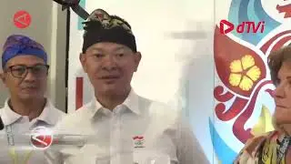 Bli dan Gek suksma sapa delegasi voli dunia AWBG bali 2023