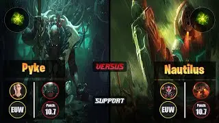 Caps PYKE (Support) [Aftershock] VS NAUTILUS - Grandmaster EUW Patch 10.7