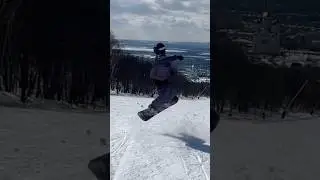 Флэт фристайл нолли 720 #groundtrick #snowboarding #butter #snowboardtricks #snowboard #snow #spring