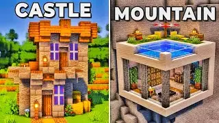 3 Super Easy Minecraft Starter Bases You NEED to Try! 👷🏻