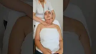 Modelage du visage: peau sèche.