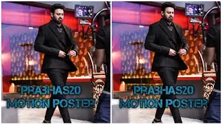 Prabhas20 Movie look|Prabhas|Radha Krishna|Fan Made|colourposter
