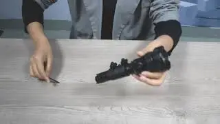 How to install Brinyte T28 Artemis flashlight by BRM25 gun mount
